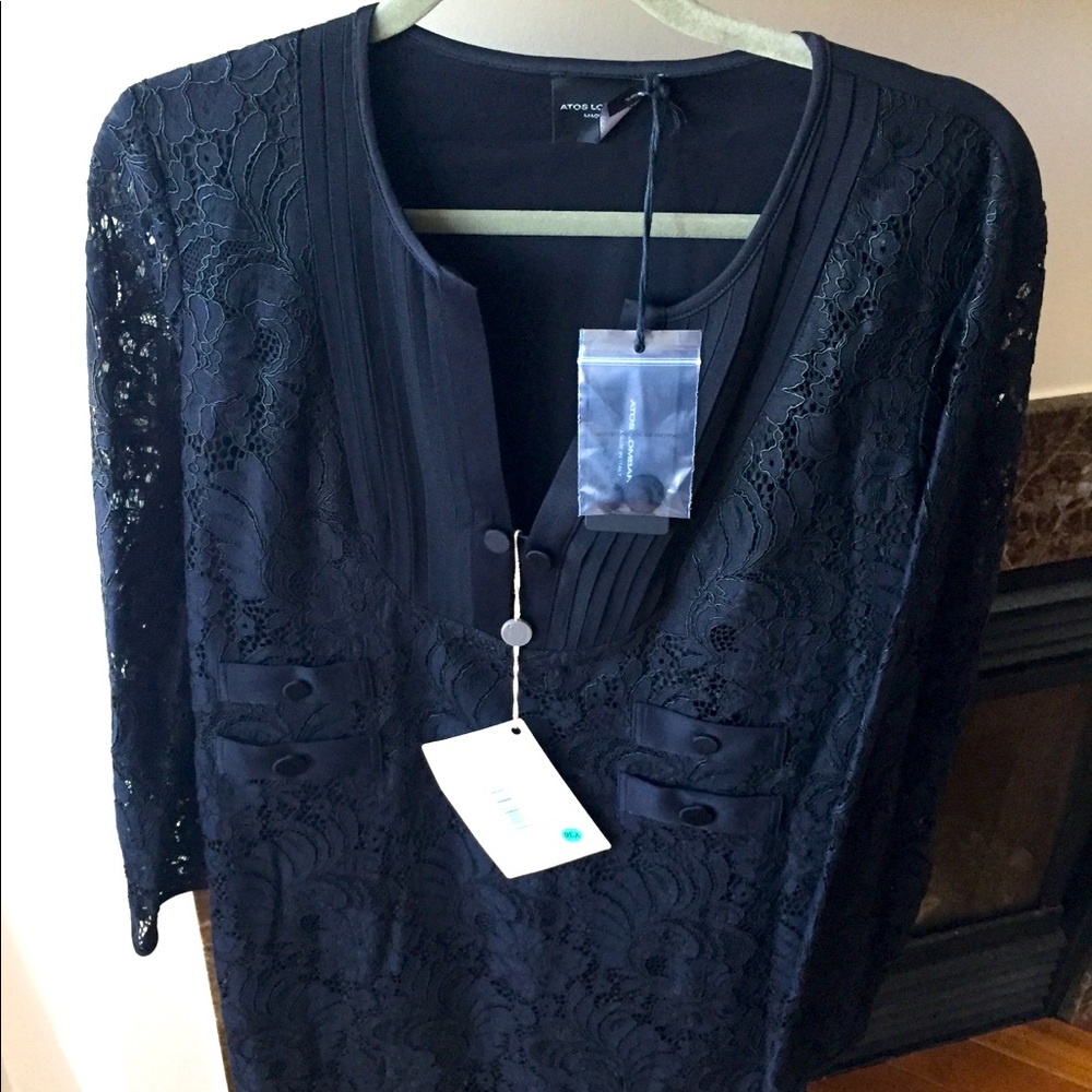 BNWT ITALIAN LACE DRESS- BY ATOS LOMBARDINI